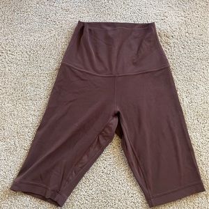 LuluLemon Athletica brown biker shorts